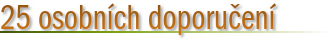 Osobní doporučení